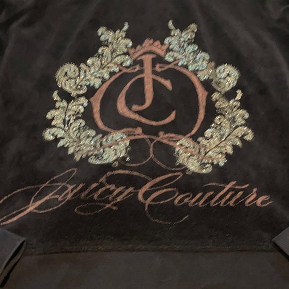 Juicy Couture Navy Hoodie with Embellished Logo - Picture 2 of 5